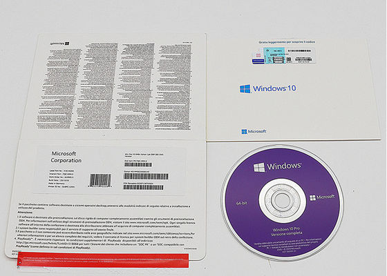 DVD Version Microsoft Windows 10 Pro License Key Retail / OEM Multilingual Language