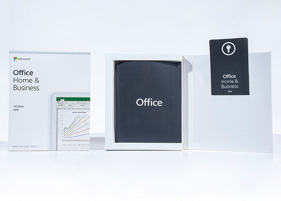หลายภาษา Office บ้านและธุรกิจ 2019 กล่องคีย์การ์ด 2019 HB สำหรับ MAC / PC