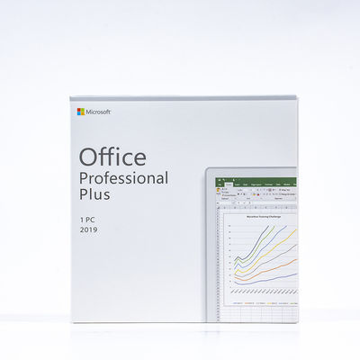 Microsoft Office 2019 Professional Plus DVD 64 บิตของแท้