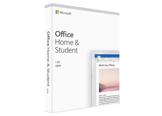 MS Microsoft Office 2019 Home And Student Key DVD แพ็คเกจเต็ม