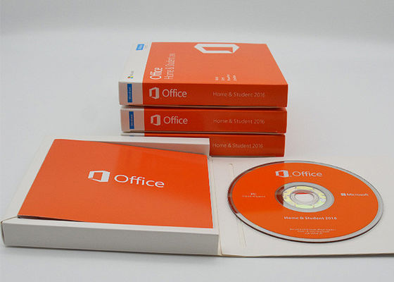หลายภาษา Microsoft Office 2016 Home และ Student Retail พร้อม DVD KeyCard
