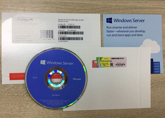 การรับประกันตลอดอายุการใช้งาน Microsoft Windows Server 2019 Standard DVD Full Package เวอร์ชันภาษาอังกฤษ